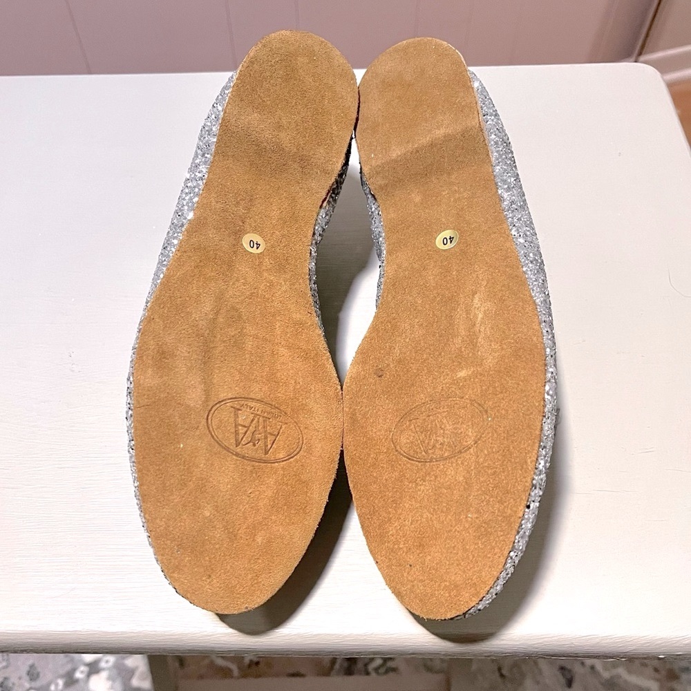 NWT Antonio Alvarez silver sparkle jazz shoe, 8.5 - Picture 5 of 6